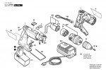 Bosch 0 601 946 6AE Gsr 9,6 Vpe-2 Cordless Screw Driver 9.6 V / Eu Spare Parts